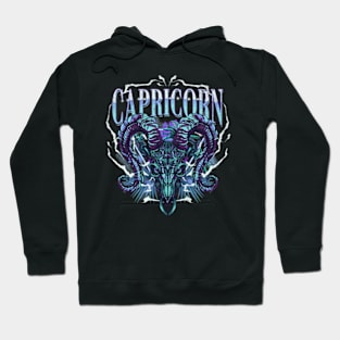 Capricorn Bootleg Retro HipHop Zodiac Sign Astrology Hoodie